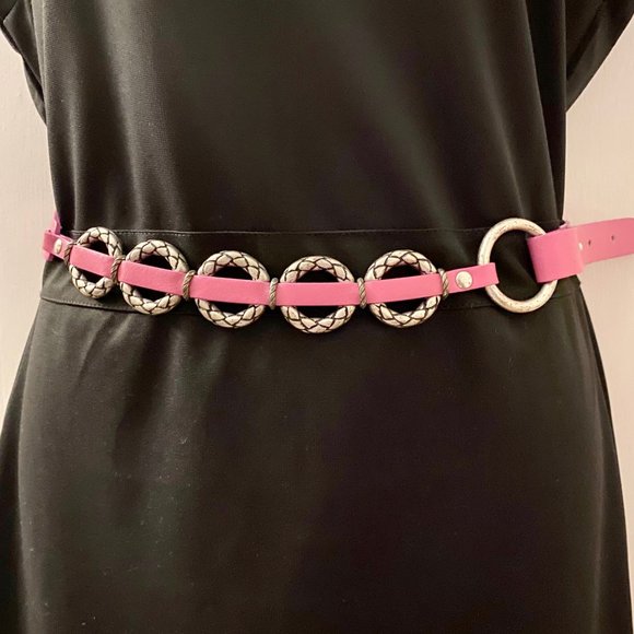 Antoniazzi Barbiecore Chain Narrow Leather PrairieWestern Artsy Boho Coquette B… main image 9